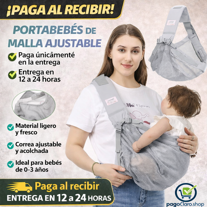 Portabebés Multifuncional 6 en 1 – Comodidad y Seguridad para Padres Modernos