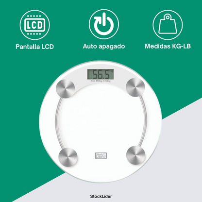 Báscula digital redondo